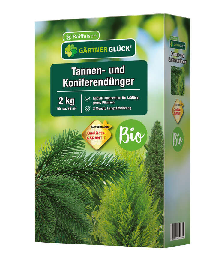 GÄRTNERGLÜCK Bio Tannen- und Koniferendünger